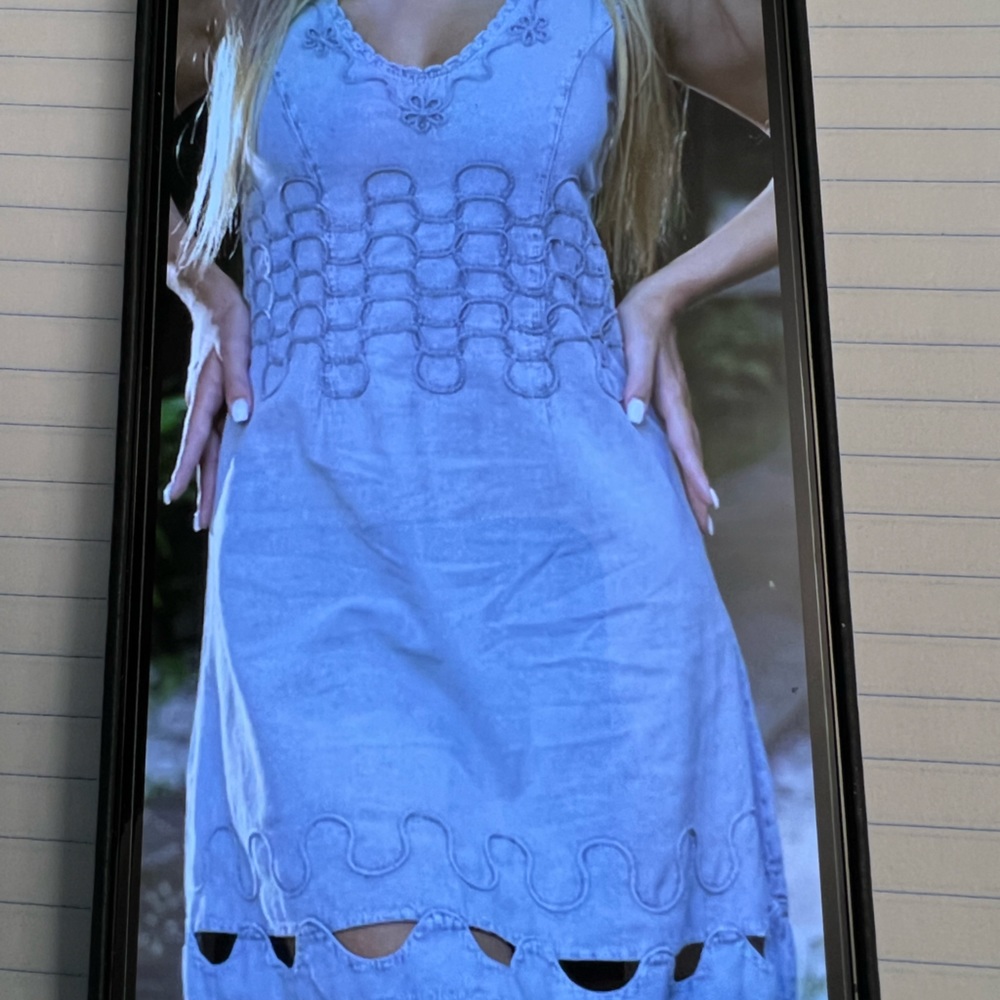 NWT. “Paradise Found” Black Cotton Dress from Key West.
